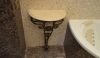 Столешница для ванной комнаты из мрамора Крема Марфил
