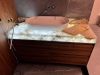 Столешница из кварцита Патагония для санузла