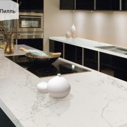 Изображение Кварцевый агломерат бежевый Avant Quartz 7100 Статуарио Лилль