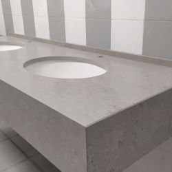 Изображение Кварцевый агломерат серый Vicostone Concreto BQ-8860