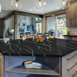 Изображение Кварцевый агломерат серый Noblle Quartz Q765 Nero Marquina