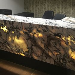Изображение Кварцит белый Crystal venato