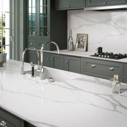 Изображение Кварцевый агломерат серый Etna Quartz STATUARIO LUMIERA EQAM