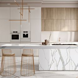 Изображение Кварцевый агломерат серый Etna Quartz STATUARIO LUMIERA EQAM