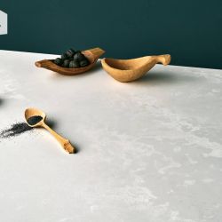 Изображение Кварцевый агломерат бежевый 4011 Бетонный Ливень