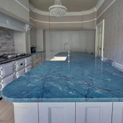 Изображение Кварцевый агломерат голубой Кварцевый Агломерат Fontainebleau Quantra Quartz