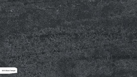 Кварцевый агломерат серый Caesarstone 5810 Black Tempal