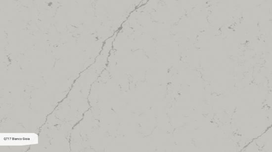 Кварцевый агломерат серый Noblle Quartz Q717 Bianco Gioia