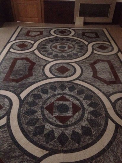 Полы из мрамора для храма