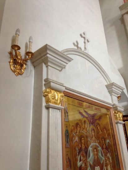 Киоты из мрамора для церкви