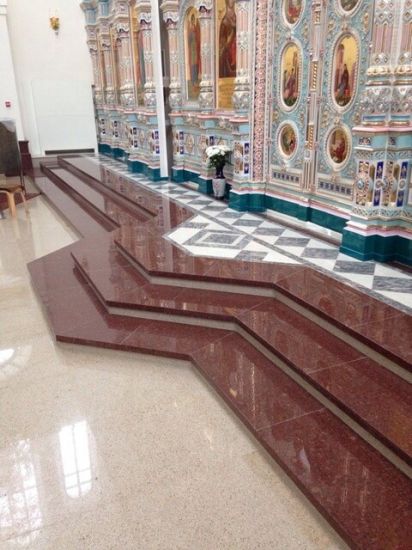 Солея для церкви из гранита