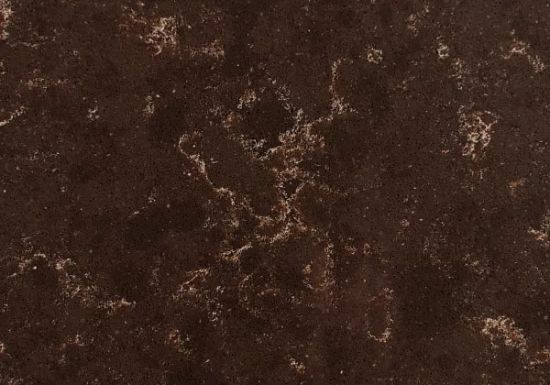Кварцевый агломерат бежевый Brown Leaf Quantra Quartz